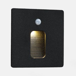 LED 심플 센서 발목등 매입(사각) 흑색